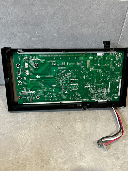 Rear view of electronic power control board showing detailed PCB layout