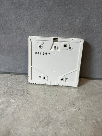 Back view of Mitsubishi Electric PAR-21MAA remote controller showing mounting points