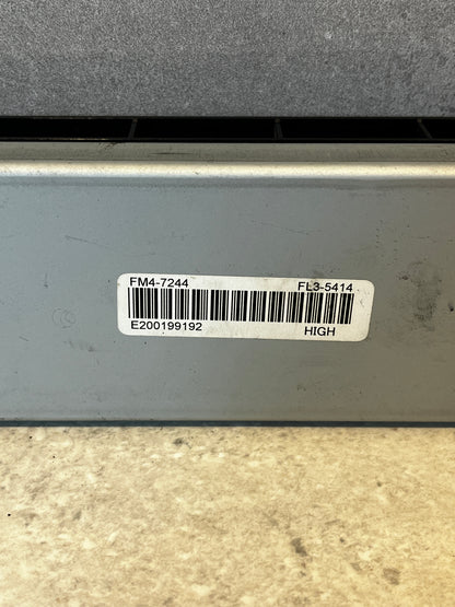 Close-up of model number label on printer fuser assembly