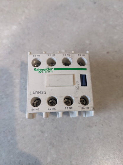 Schneider Electric Auxiliary Contact Block LADN22 2NO+ 2NC