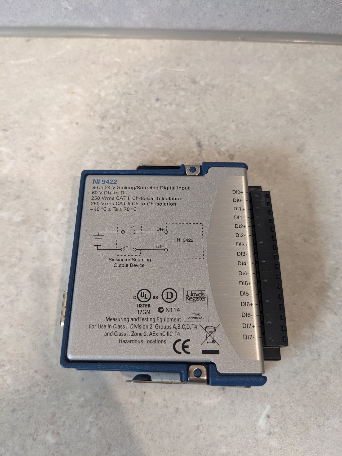 National Instruments NI-9422 8-Channel Digital Input Module