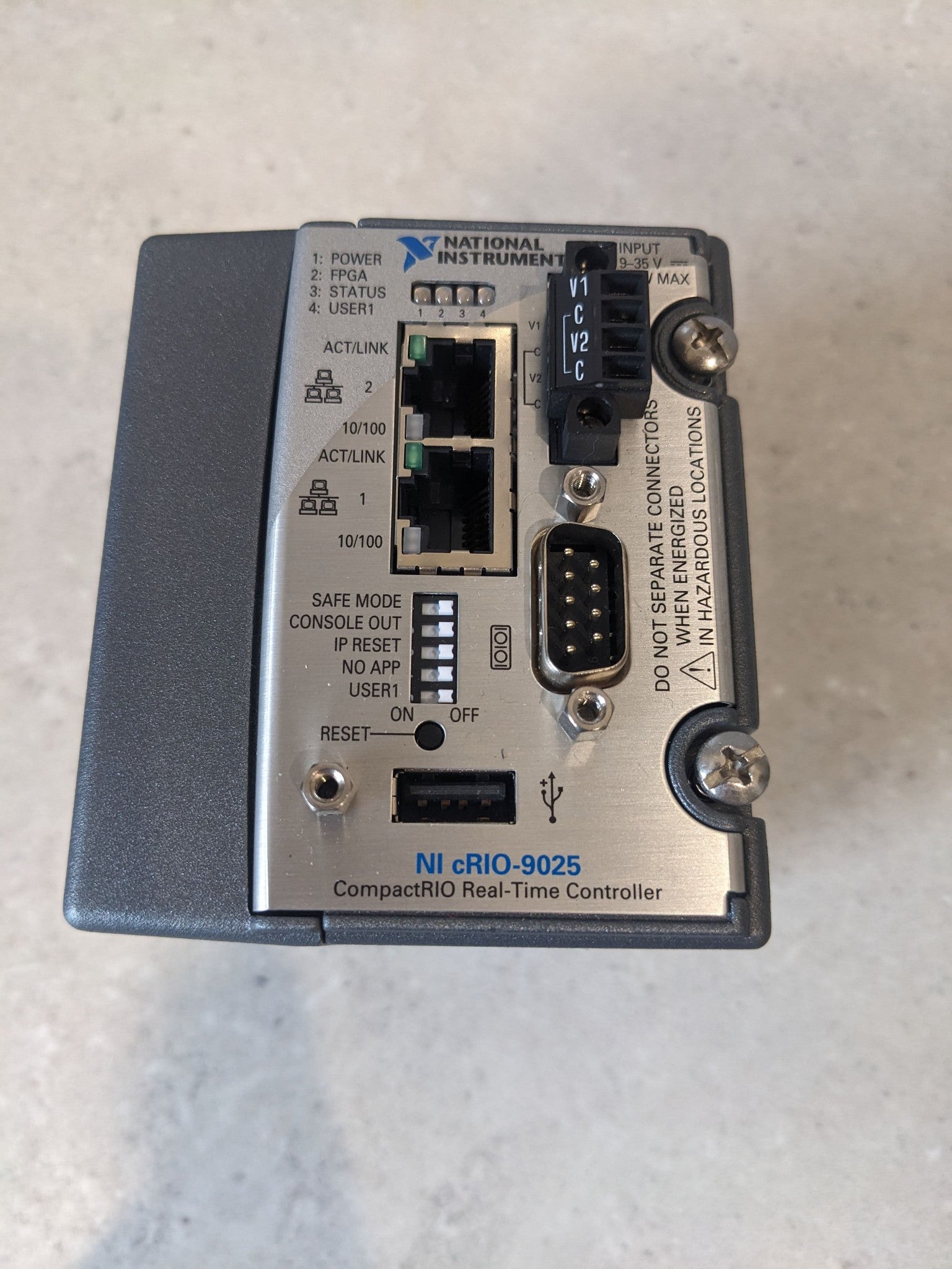 NATIONAL INSTRUMENTS NI cRIO-9025 CompactRIO Real-Time Controller ...