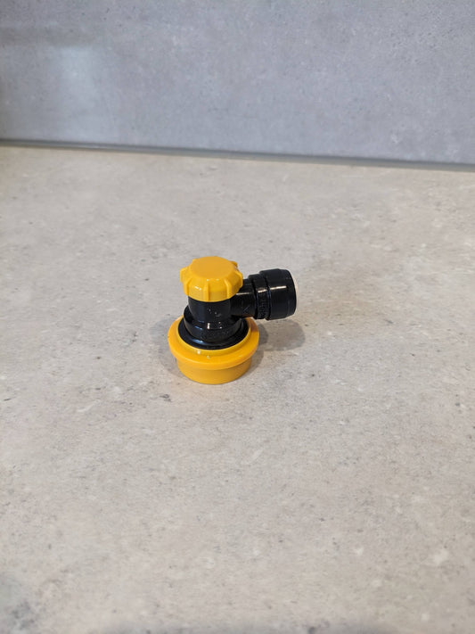 duotight 8mm (5/16) x Ball Lock Disconnect - (Black + Yellow Liquid)