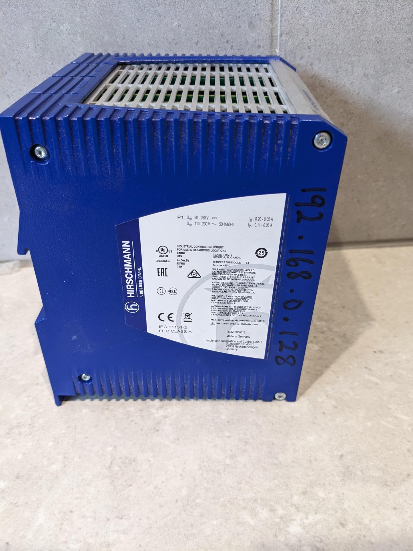 Hirschmann  Managed Switch RSR20-0800M4M4T1FK9HPHH05.0.02 RSR 20 Belden