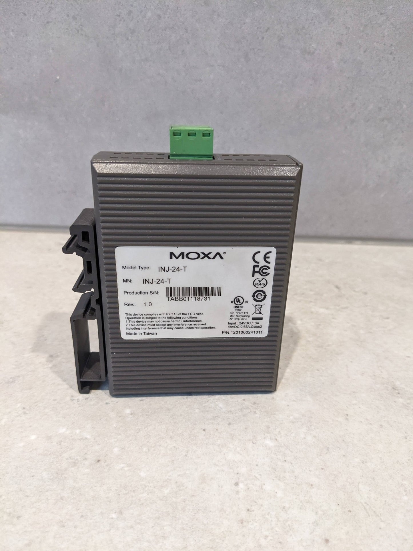 MOXA INJ-24-T V1.0 PoE Injector