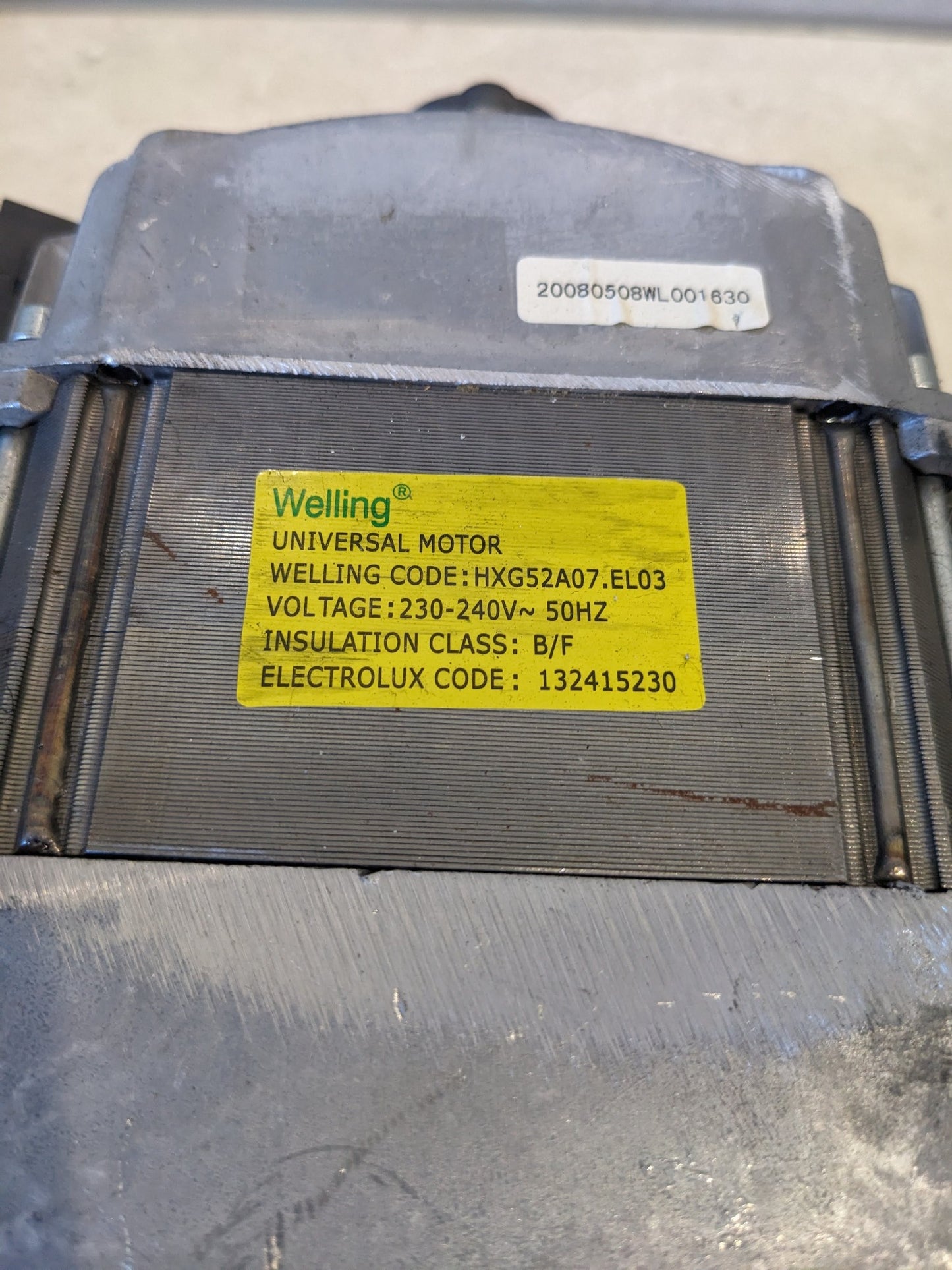 Electrolux EWF1087 Welling Universal Motor HXG52A07.EL03 132415230
