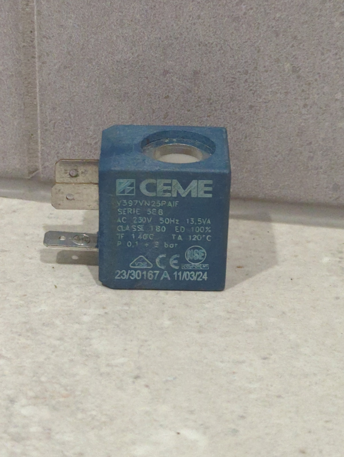 Sage/Breville Ceme Solenoid Coil 558 230V SP0020441 (COIL ONLY)