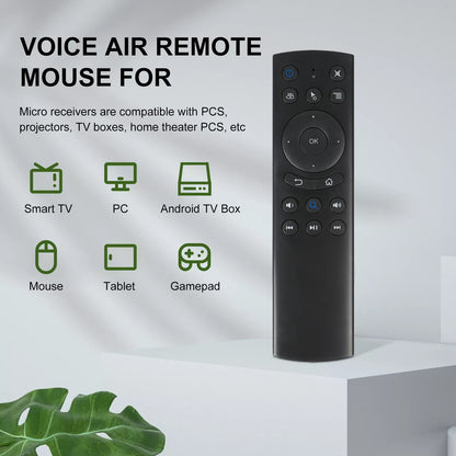 G20S Voice Remote Wireless Air Mouse Gyroscope Control USB Receiver For TV